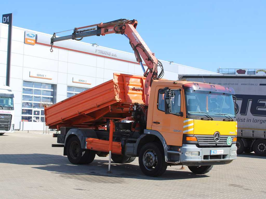 Mercedes-Benz Atego 1523, HYDRAULIC ARM ATLAS 60.1, THREE-SIDED - מזהיר, משאית מנוף: תמונה 3 Mercedes-Benz Atego 1523, HYDRAULIC ARM ATLAS 60.1, THREE-SIDED - מזהיר, משאית מנוף: תמונה 3