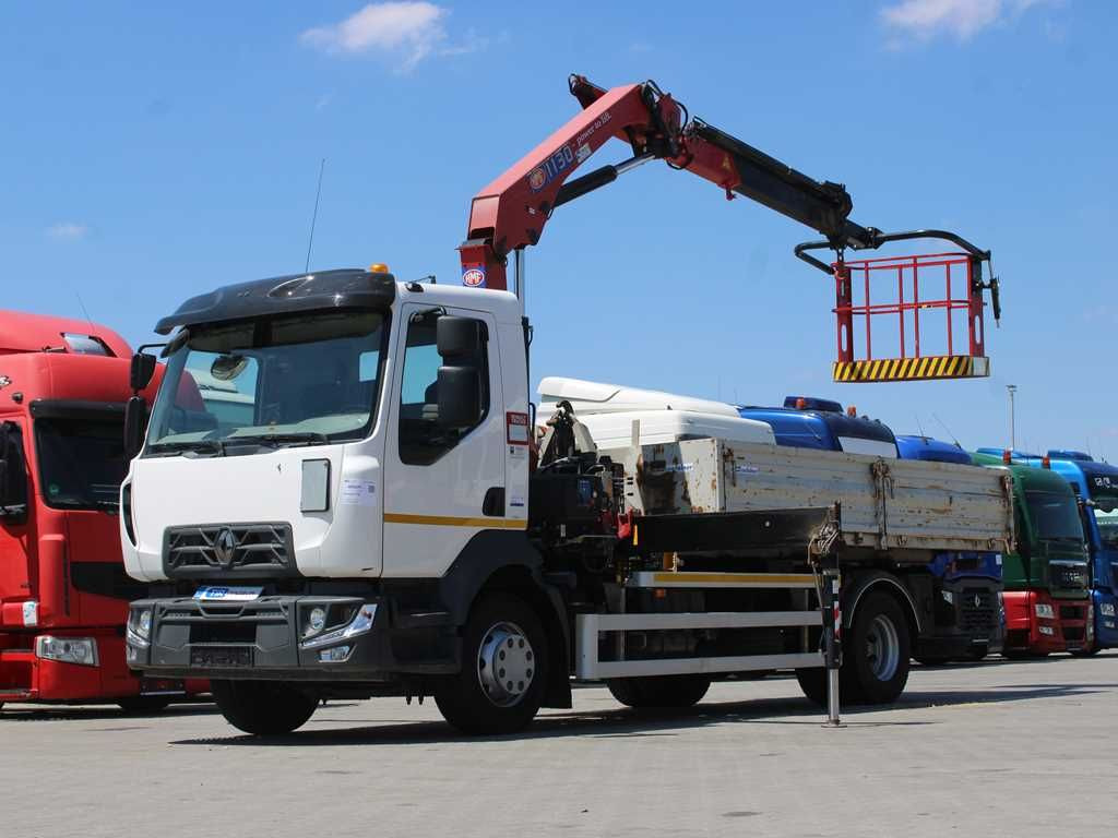 Renault D16, CRANE HMF 1130K- RC+ PLATFORM, PARKING CAM. - משאית הרמת וו, משאית מנוף: תמונה 1 Renault D16, CRANE HMF 1130K- RC+ PLATFORM, PARKING CAM. - משאית הרמת וו, משאית מנוף: תמונה 1