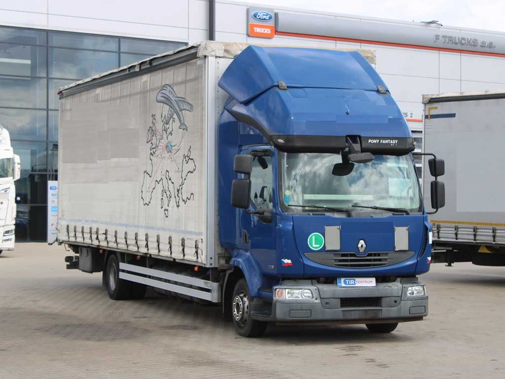Renault MIDLUM 220.12, EURO 5, TAIL LIFT - משאית וילונות צד: תמונה 2 Renault MIDLUM 220.12, EURO 5, TAIL LIFT - משאית וילונות צד: תמונה 2
