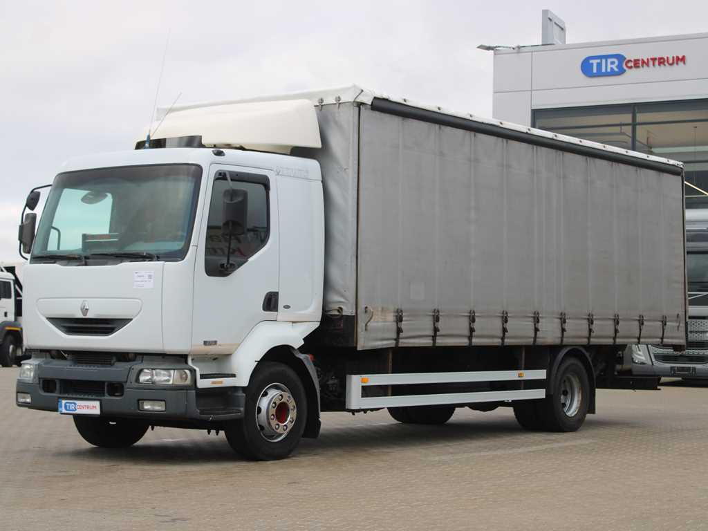 Renault MIDLUM 270, EURO 3, TIRES 80% - משאית וילונות צד: תמונה 1 Renault MIDLUM 270, EURO 3, TIRES 80% - משאית וילונות צד: תמונה 1
