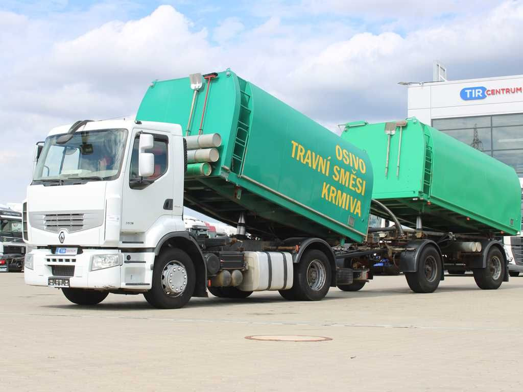 מזהיר Renault PREMIUM R380, AGRO (FOOD, GRAIN, SEEDS) +trailer: תמונה 1