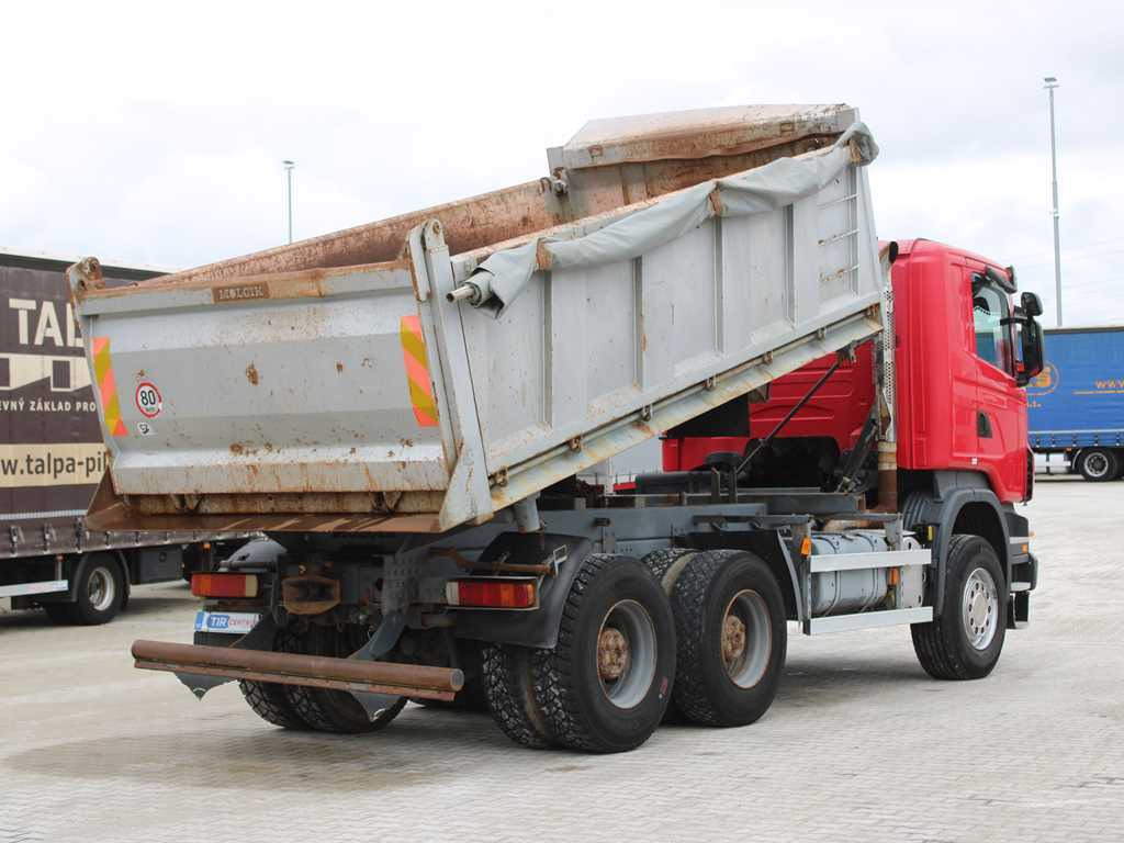 Scania R 420 CB 6X4 , THREE SIDED, EURO 4, RETARDER, 13m³ - מזהיר: תמונה 4 Scania R 420 CB 6X4 , THREE SIDED, EURO 4, RETARDER, 13m³ - מזהיר: תמונה 4