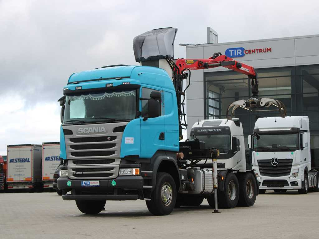 Scania R490, 6X4, EURO 6, DOUBLE CIRCUIT HYDRAULIC, PALFINGER EPSILON M13Z91 - יחידת טרקטור: תמונה 1 Scania R490, 6X4, EURO 6, DOUBLE CIRCUIT HYDRAULIC, PALFINGER EPSILON M13Z91 - יחידת טרקטור: תמונה 1