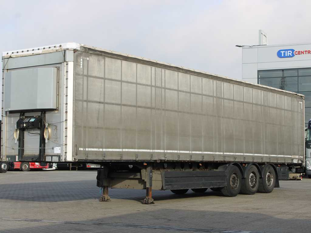 Schwarzmüller S1, LIFTING AXLE, 2X PALLET BASKET - סמיטריילר עם וילונות צד: תמונה 1 Schwarzmüller S1, LIFTING AXLE, 2X PALLET BASKET - סמיטריילר עם וילונות צד: תמונה 1