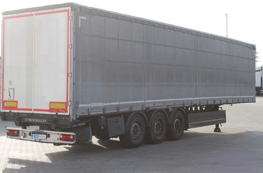 Schwarzmüller S1, LIFTING AXLE, 2X PALLET BASKET - סמיטריילר עם וילונות צד: תמונה 2 Schwarzmüller S1, LIFTING AXLE, 2X PALLET BASKET - סמיטריילר עם וילונות צד: תמונה 2