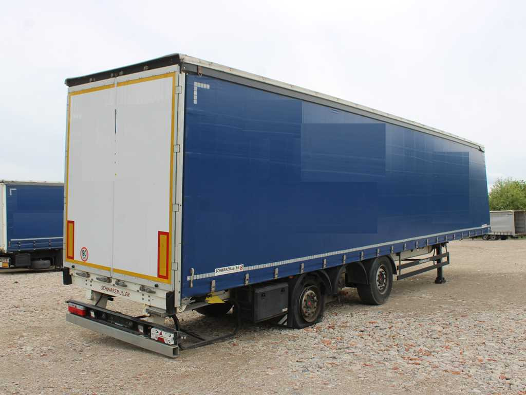 Schwarzmüller SPA 3/E, MULTILOCK, LIFTING AXLE, SAF, MULDA - סמיטריילר עם וילונות צד: תמונה 3 Schwarzmüller SPA 3/E, MULTILOCK, LIFTING AXLE, SAF, MULDA - סמיטריילר עם וילונות צד: תמונה 3