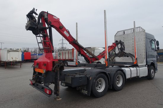 DAF FAT XF 510 mit Penz Ladekran 15Z8.70 inkl. Holzgreifer 6x4 - משאית עץ: תמונה 4 DAF FAT XF 510 mit Penz Ladekran 15Z8.70 inkl. Holzgreifer 6x4 - משאית עץ: תמונה 4