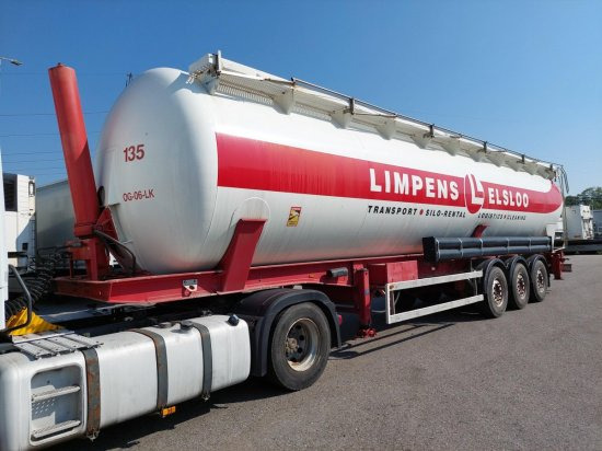 Feldbinder KIP 63.3 Siloauflieger, SAF-Achsen, Alu-Felgen, - סמיטריילר Silo: תמונה 1 Feldbinder KIP 63.3 Siloauflieger, SAF-Achsen, Alu-Felgen, - סמיטריילר Silo: תמונה 1