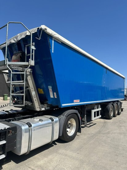 Kempf SKM 39 Alu-Kastenmulde 55m³ Rollplane - סמיטריילר עם מזהיר: תמונה 1 Kempf SKM 39 Alu-Kastenmulde 55m³ Rollplane - סמיטריילר עם מזהיר: תמונה 1
