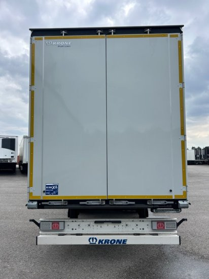 Krone 1-achs Auflieger, Heckabstützung XL Zertifikat, Edscha-Verdeck, - סמיטריילר עם וילונות צד: תמונה 5 Krone 1-achs Auflieger, Heckabstützung XL Zertifikat, Edscha-Verdeck, - סמיטריילר עם וילונות צד: תמונה 5