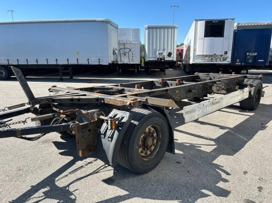 Krone AZW, Maxi BDF-Lafette, BPW-Achsen - קרון נגרר מוביל מכולות/ החלפת גוף: תמונה 2 Krone AZW, Maxi BDF-Lafette, BPW-Achsen - קרון נגרר מוביל מכולות/ החלפת גוף: תמונה 2