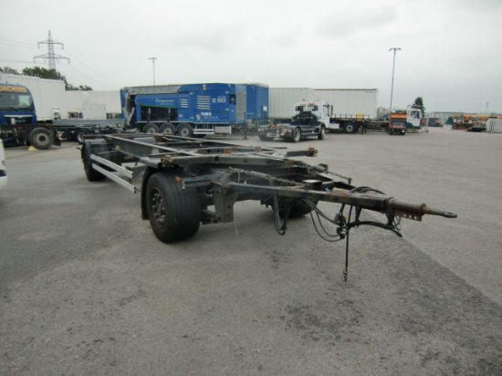 Krone Maxi Lafette BPW Achsen 3 Stück - קרון נגרר מוביל מכולות/ החלפת גוף: תמונה 3 Krone Maxi Lafette BPW Achsen 3 Stück - קרון נגרר מוביל מכולות/ החלפת גוף: תמונה 3