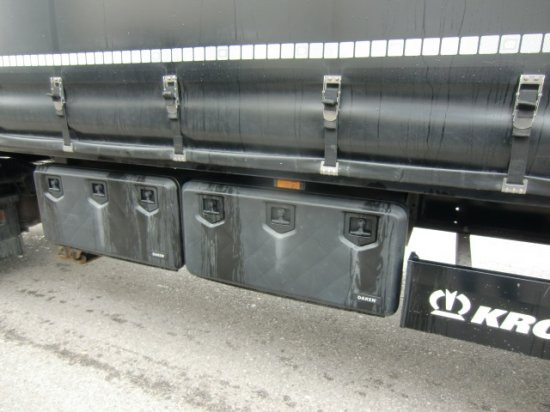 סמיטריילר עם וילונות צד Krone SD Planenauflieger Liftachse, BPW-Achse, Palettenkasten, Edscha-Verdeck mehrere Einheiten: תמונה 15