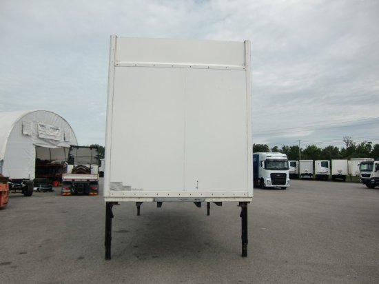 Krone Wechselpritsche 7,30 Meter Koffer Spezialaufbau, mobiler Messestand - מכולת בנייה: תמונה 2 Krone Wechselpritsche 7,30 Meter Koffer Spezialaufbau, mobiler Messestand - מכולת בנייה: תמונה 2
