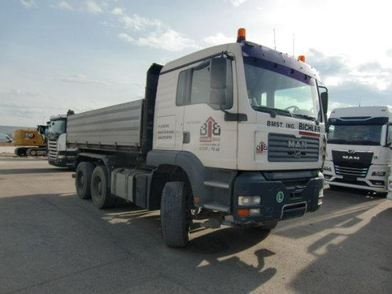 MAN TGA 26.360 6x4 Kipper, Manuel, E3 Schwarzmüller 3-Seitenkipper - מזהיר: תמונה 3 MAN TGA 26.360 6x4 Kipper, Manuel, E3 Schwarzmüller 3-Seitenkipper - מזהיר: תמונה 3