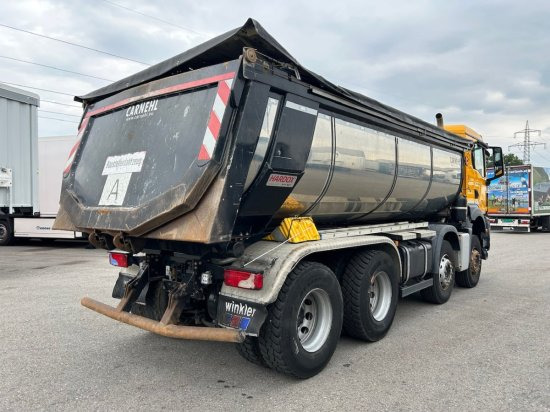 MAN TGS 35.510 8x4 Carnehl Muldenkipper, Thermomulde, Hardox - מזהיר: תמונה 3 MAN TGS 35.510 8x4 Carnehl Muldenkipper, Thermomulde, Hardox - מזהיר: תמונה 3