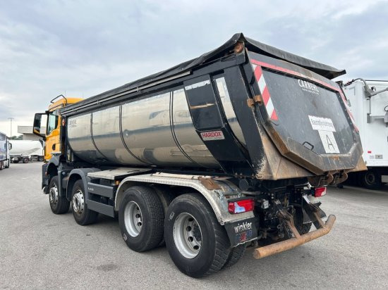MAN TGS 35.510 8x4 Carnehl Muldenkipper, Thermomulde, Hardox - מזהיר: תמונה 4 MAN TGS 35.510 8x4 Carnehl Muldenkipper, Thermomulde, Hardox - מזהיר: תמונה 4