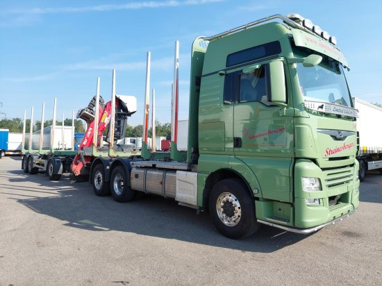 MAN TGX 26.500 6x4x4 Holztransporter, Motor Neu OHNE ANHÄNGER - משאית עץ, משאית מנוף: תמונה 2 MAN TGX 26.500 6x4x4 Holztransporter, Motor Neu OHNE ANHÄNGER - משאית עץ, משאית מנוף: תמונה 2
