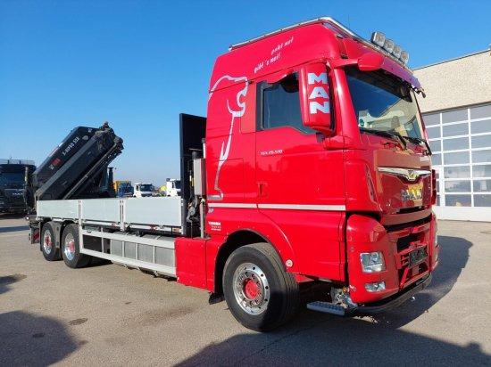 MAN TGX 26.510 BL Pritsche, Intarder, HIAB X-HIPRO 558EP-5, Alu-Felgen, Lenkachse, - משאית צד נופל/ שטוחה, משאית מנוף: תמונה 3 MAN TGX 26.510 BL Pritsche, Intarder, HIAB X-HIPRO 558EP-5, Alu-Felgen, Lenkachse, - משאית צד נופל/ שטוחה, משאית מנוף: תמונה 3
