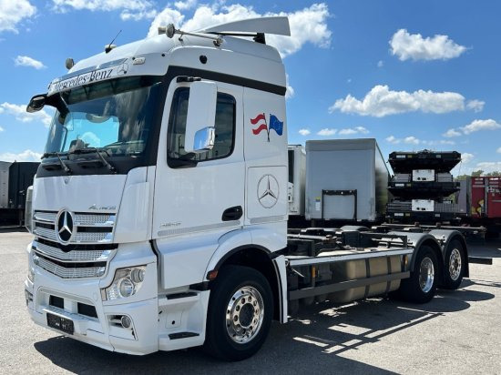 Mercedes-Benz Actros 2545 6x2 BDF E6, Retarder, Alufelgen - מוביל מכולות/ משאית החלפת גוף: תמונה 1 Mercedes-Benz Actros 2545 6x2 BDF E6, Retarder, Alufelgen - מוביל מכולות/ משאית החלפת גוף: תמונה 1