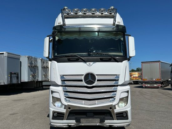 Mercedes-Benz Actros 2545 L 6x2, Retarder, Pritsche, Hiab XS 166 D-4 PRO, E5 - משאית צד נופל/ שטוחה, משאית מנוף: תמונה 2 Mercedes-Benz Actros 2545 L 6x2, Retarder, Pritsche, Hiab XS 166 D-4 PRO, E5 - משאית צד נופל/ שטוחה, משאית מנוף: תמונה 2