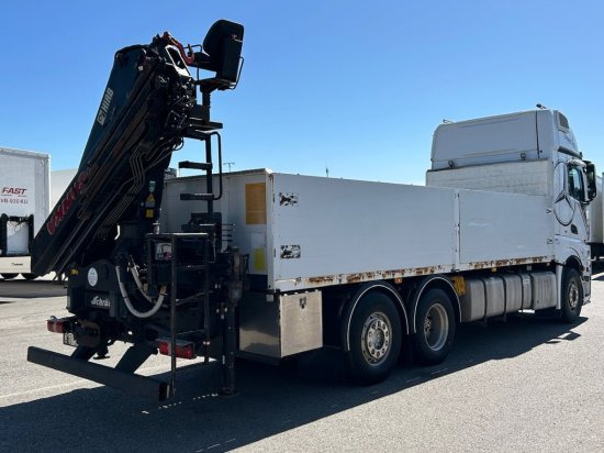 Mercedes-Benz Actros 2545 L 6x2, Retarder, Pritsche, Hiab XS 166 D-4 PRO, E5 - משאית צד נופל/ שטוחה, משאית מנוף: תמונה 5 Mercedes-Benz Actros 2545 L 6x2, Retarder, Pritsche, Hiab XS 166 D-4 PRO, E5 - משאית צד נופל/ שטוחה, משאית מנוף: תמונה 5