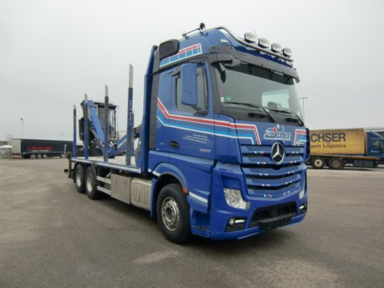 Mercedes-Benz Actros 2653 6x4 Holz Palfinger Kabinenkran - משאית עץ, משאית מנוף: תמונה 3 Mercedes-Benz Actros 2653 6x4 Holz Palfinger Kabinenkran - משאית עץ, משאית מנוף: תמונה 3