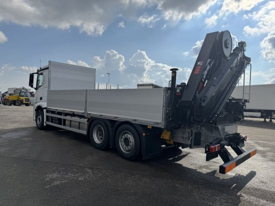 Mercedes-Benz Actros 2653, Retarder, Pritsche, Hiab Hipro 232 ES5 - משאית צד נופל/ שטוחה, משאית מנוף: תמונה 4 Mercedes-Benz Actros 2653, Retarder, Pritsche, Hiab Hipro 232 ES5 - משאית צד נופל/ שטוחה, משאית מנוף: תמונה 4