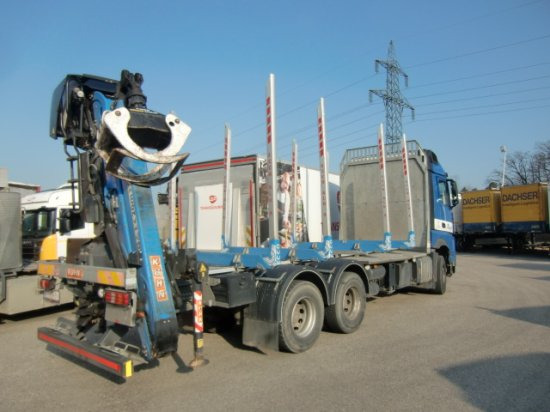 Mercedes-Benz Arocs 3353 6x4 Holztransp., Palfinger Kran Epsilon - משאית עץ, משאית מנוף: תמונה 4 Mercedes-Benz Arocs 3353 6x4 Holztransp., Palfinger Kran Epsilon - משאית עץ, משאית מנוף: תמונה 4
