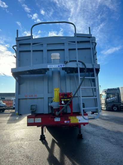 STAS S300CX Kippmulde 50m³, Liftachse, SAF-Achsen, Kombi-Klappe, Alufelgen, Rollplane, Podest - סמיטריילר עם מזהיר: תמונה 2 STAS S300CX Kippmulde 50m³, Liftachse, SAF-Achsen, Kombi-Klappe, Alufelgen, Rollplane, Podest - סמיטריילר עם מזהיר: תמונה 2