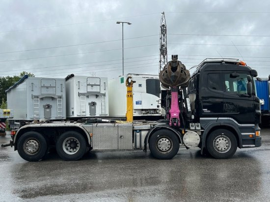 Scania R560 8x2, Schrottkran, E5, Lenk-Lift-Achse - משאית הרמת וו, משאית מנוף: תמונה 2 Scania R560 8x2, Schrottkran, E5, Lenk-Lift-Achse - משאית הרמת וו, משאית מנוף: תמונה 2