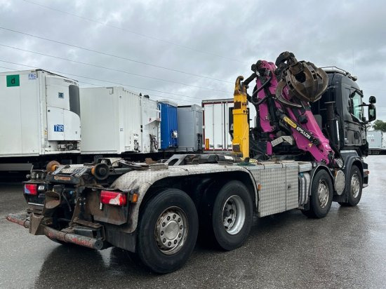 Scania R560 8x2, Schrottkran, E5, Lenk-Lift-Achse - משאית הרמת וו, משאית מנוף: תמונה 3 Scania R560 8x2, Schrottkran, E5, Lenk-Lift-Achse - משאית הרמת וו, משאית מנוף: תמונה 3
