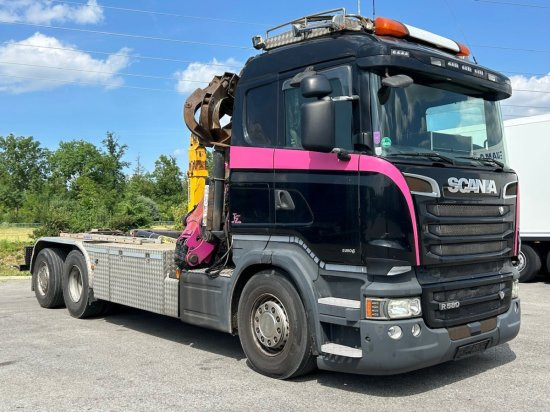 Scania R580 6x2, Schrottkran, E6, Lenk-Lift-Achse - משאית הרמת וו, משאית מנוף: תמונה 3 Scania R580 6x2, Schrottkran, E6, Lenk-Lift-Achse - משאית הרמת וו, משאית מנוף: תמונה 3