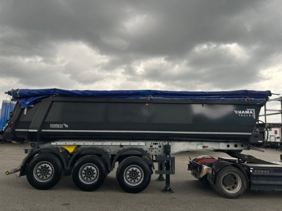 Schmitz Kippmulde 24m³, Stahl-light Chassis, Liftachse, Rollplane - סמיטריילר עם מזהיר: תמונה 5 Schmitz Kippmulde 24m³, Stahl-light Chassis, Liftachse, Rollplane - סמיטריילר עם מזהיר: תמונה 5