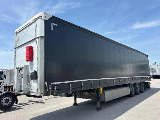 Schmitz SCB S3T, Varios, Liftachse, Edscha-Verdeck, - סמיטריילר עם וילונות צד: תמונה 1 Schmitz SCB S3T, Varios, Liftachse, Edscha-Verdeck, - סמיטריילר עם וילונות צד: תמונה 1