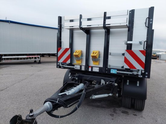 Schwarzmüller 2-Achs Jumbo-Baustoff-Plateauanhänger, BPW-Achsen, Alufelgen, - קרון נגרר צד נופל/ שטוח: תמונה 5 Schwarzmüller 2-Achs Jumbo-Baustoff-Plateauanhänger, BPW-Achsen, Alufelgen, - קרון נגרר צד נופל/ שטוח: תמונה 5