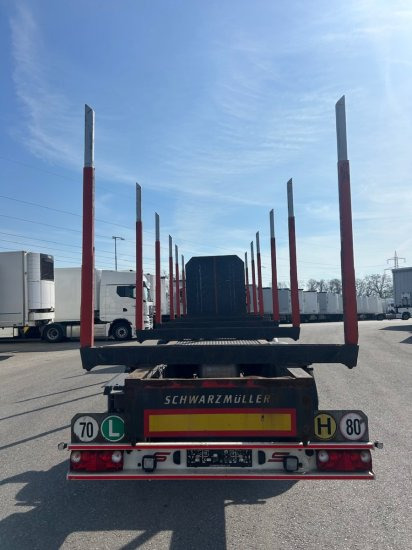 Schwarzmüller Holzauflieger 6 Rungenpaare, BPW-Achsen - סמיטריילר עץ: תמונה 5 Schwarzmüller Holzauflieger 6 Rungenpaare, BPW-Achsen - סמיטריילר עץ: תמונה 5