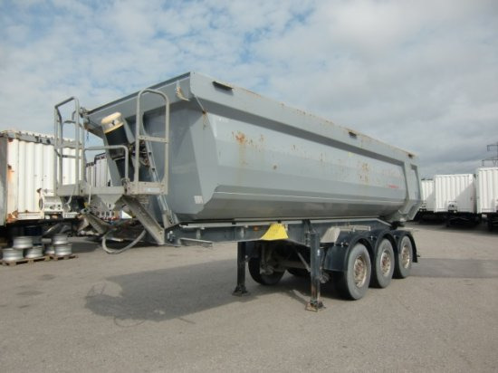 Schwarzmüller Kippmulde 25m³, SAF, Rollplane, Podest, HYVA - סמיטריילר עם מזהיר: תמונה 1 Schwarzmüller Kippmulde 25m³, SAF, Rollplane, Podest, HYVA - סמיטריילר עם מזהיר: תמונה 1