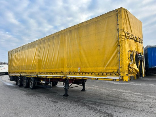Schwarzmüller Spezialauflieger Schräglader, Coilmulde, Liftachse, Edscha-Verdeck, - סמיטריילר עם וילונות צד: תמונה 3 Schwarzmüller Spezialauflieger Schräglader, Coilmulde, Liftachse, Edscha-Verdeck, - סמיטריילר עם וילונות צד: תמונה 3