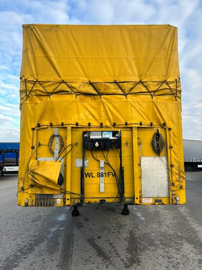 Schwarzmüller Spezialauflieger Schräglader, Coilmulde, Liftachse, Edscha-Verdeck, - סמיטריילר עם וילונות צד: תמונה 2 Schwarzmüller Spezialauflieger Schräglader, Coilmulde, Liftachse, Edscha-Verdeck, - סמיטריילר עם וילונות צד: תמונה 2