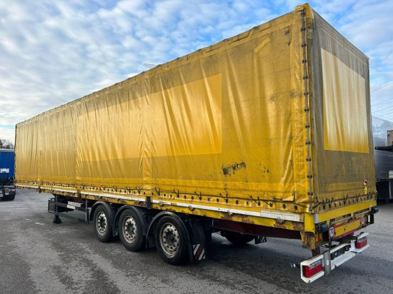 Schwarzmüller Spezialauflieger Schräglader, Coilmulde, Liftachse, Edscha-Verdeck, - סמיטריילר עם וילונות צד: תמונה 4 Schwarzmüller Spezialauflieger Schräglader, Coilmulde, Liftachse, Edscha-Verdeck, - סמיטריילר עם וילונות צד: תמונה 4
