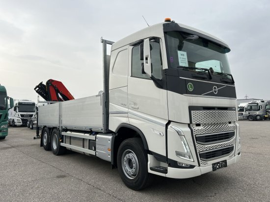 Volvo FH 500 6X2 Euro6, Retarder, Pritsche, Palfinger PK22002-EH - משאית צד נופל/ שטוחה, משאית מנוף: תמונה 3 Volvo FH 500 6X2 Euro6, Retarder, Pritsche, Palfinger PK22002-EH - משאית צד נופל/ שטוחה, משאית מנוף: תמונה 3