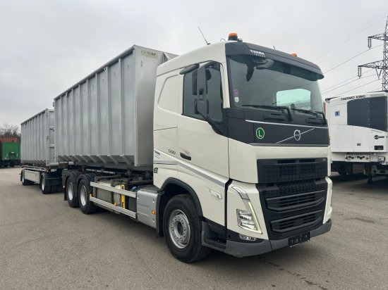 Volvo FH 500 6x4, I-Shift , Hyva Lift Abrollkipper Preis ohne Abrollcontainer - משאית הרמת וו: תמונה 1 Volvo FH 500 6x4, I-Shift , Hyva Lift Abrollkipper Preis ohne Abrollcontainer - משאית הרמת וו: תמונה 1