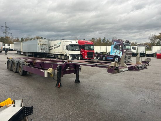 Web Trailer LPRS24 Heckschieber 1x20 ft 2x20 ft 1x40 ft - סמיטריילר מוביל מכולות/ החלפת גוף: תמונה 1 Web Trailer LPRS24 Heckschieber 1x20 ft 2x20 ft 1x40 ft - סמיטריילר מוביל מכולות/ החלפת גוף: תמונה 1