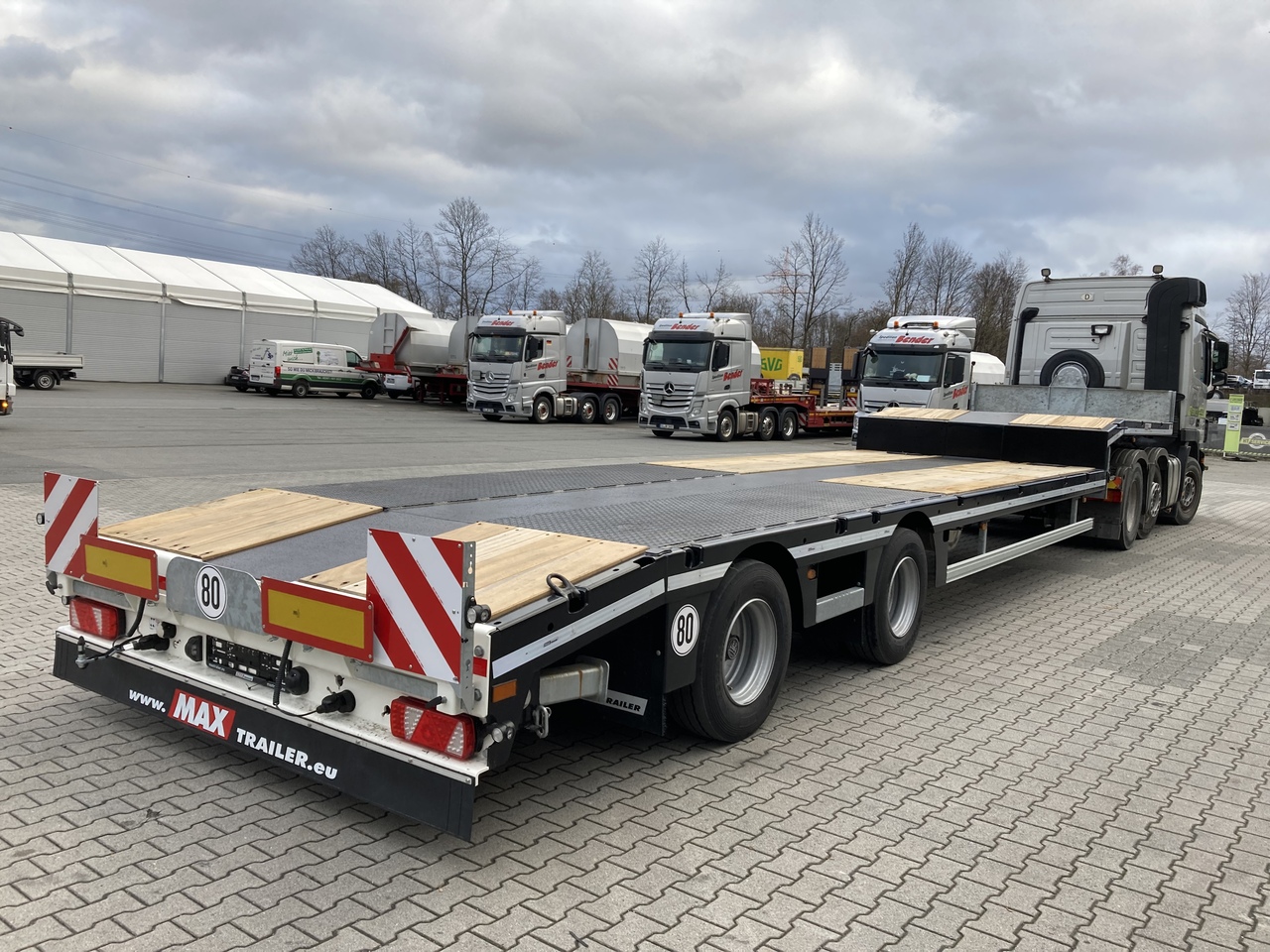 FAYMONVILLE MAX Trailer 2-Achs-Semi zwangsgelenkt - סמיטריילר עם מטען נמוך: תמונה 5 FAYMONVILLE MAX Trailer 2-Achs-Semi zwangsgelenkt - סמיטריילר עם מטען נמוך: תמונה 5