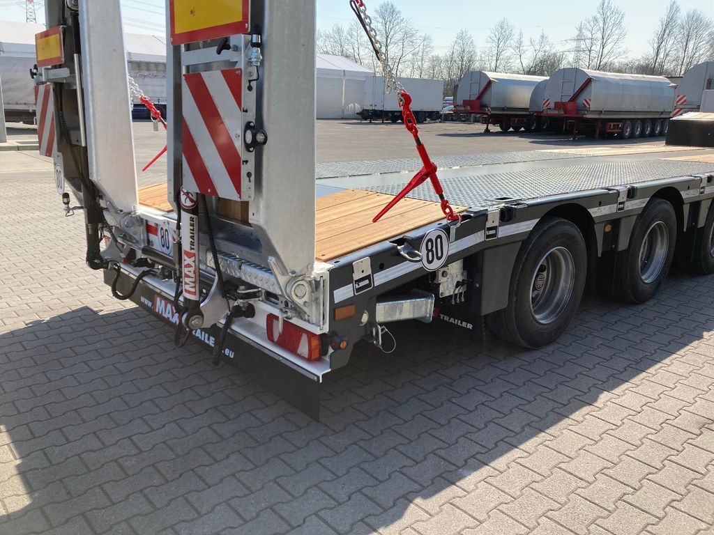 חָדָשׁ סמיטריילר עם מטען נמוך Faymonville MAX Trailer 3-Achs-Tele-Semi mit Rampen zwangsgel: תמונה 8
