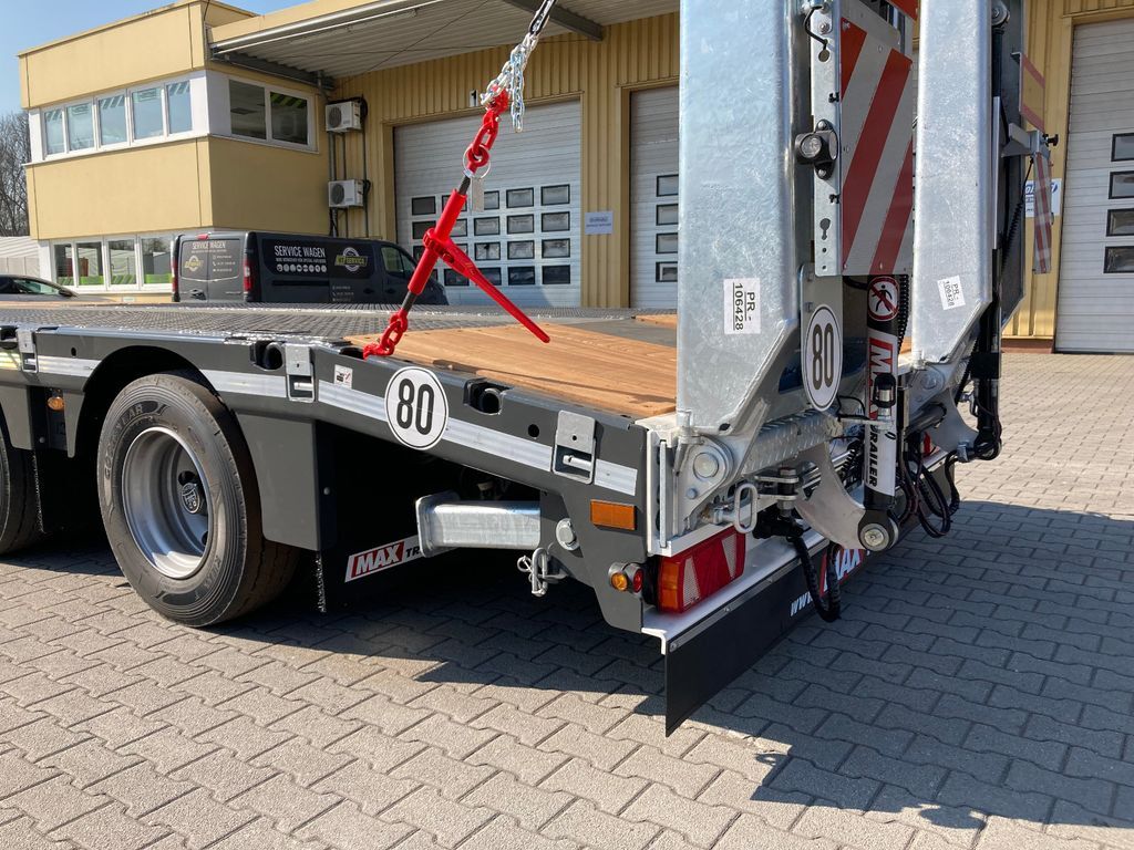 חָדָשׁ סמיטריילר עם מטען נמוך Faymonville MAX Trailer 3-Achs-Tele-Semi mit Rampen zwangsgel: תמונה 7