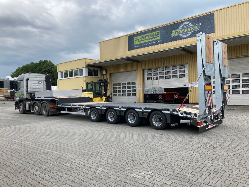 Faymonville MAX Trailer 4-Achs-Tele-Semi mit hydr. Rampen - סמיטריילר עם מטען נמוך: תמונה 1 Faymonville MAX Trailer 4-Achs-Tele-Semi mit hydr. Rampen - סמיטריילר עם מטען נמוך: תמונה 1