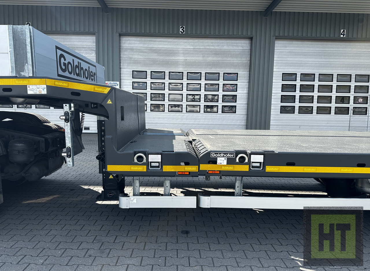 Goldhofer 4-Achs-Tele-Semi mit hydr. Doppelklapprampen - סמיטריילר עם מטען נמוך: תמונה 4 Goldhofer 4-Achs-Tele-Semi mit hydr. Doppelklapprampen - סמיטריילר עם מטען נמוך: תמונה 4