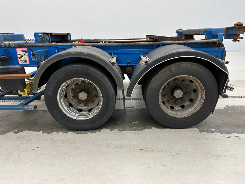 סמיטריילר מוביל מכולות/ החלפת גוף ASCA Bi-train skelet 20 ft: תמונה 7